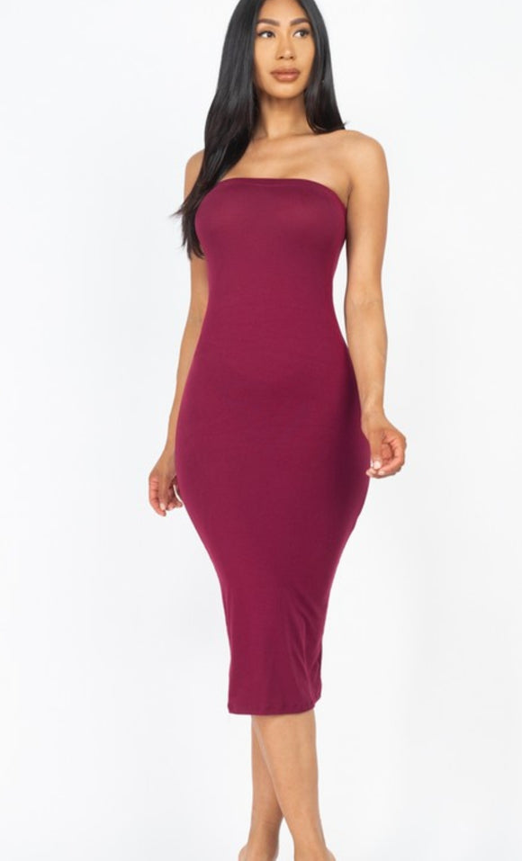 Tube Top Bodycon Dress